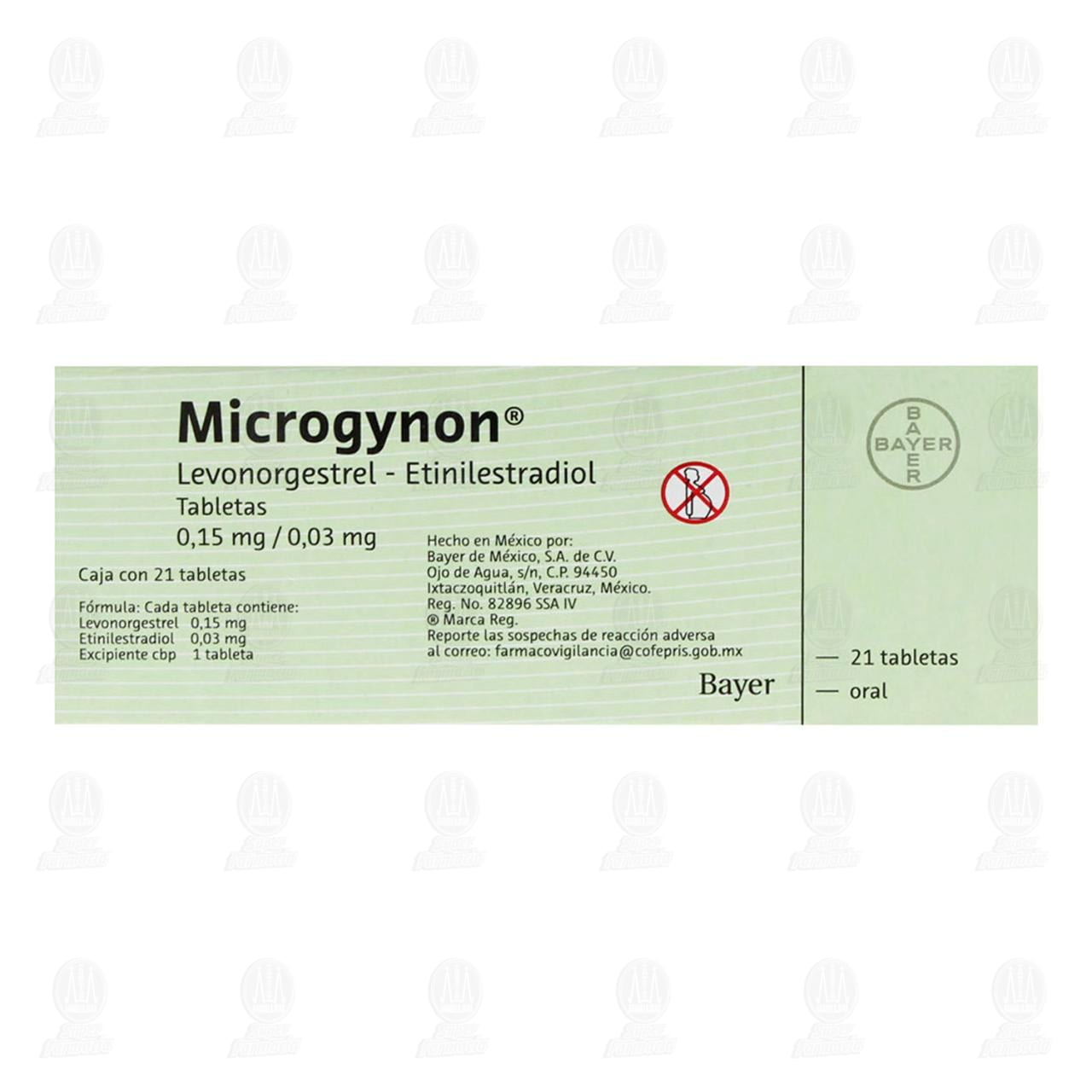 Medgynol Microgynon 0.15mg/0.03mg, 21 Tabletas. de MICROGYNON | Farmacias ...