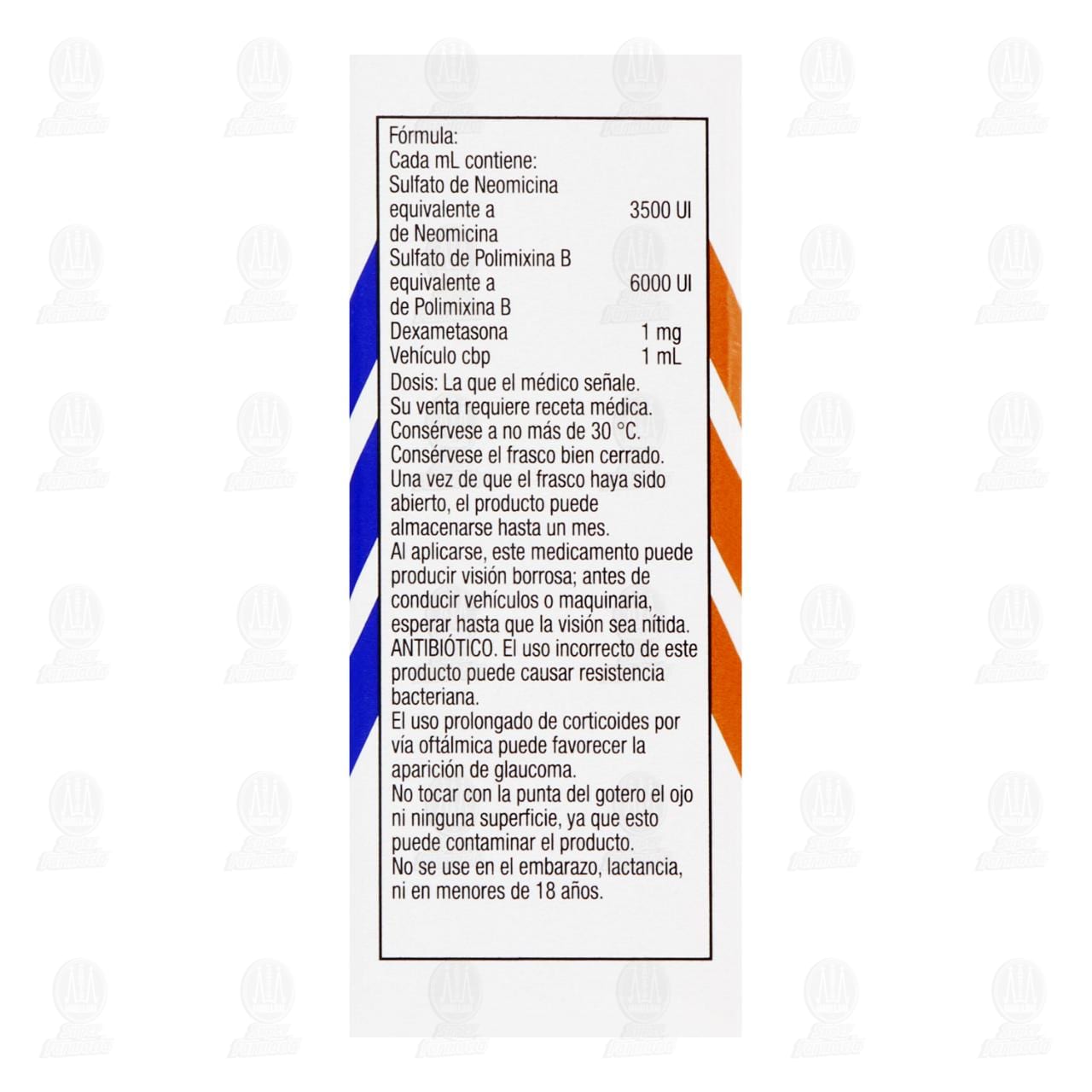 Maxitrol  3500UI/6000UI/1mg Suspensi&oacute;n Gotas, 5 ml. image number 2