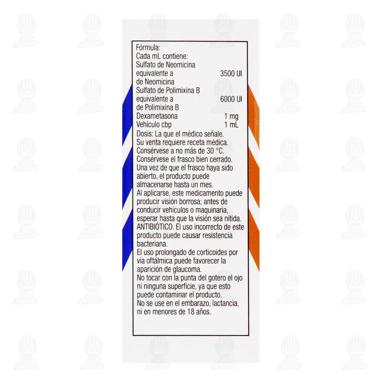 Maxitrol  3500UI/6000UI/1mg Suspensi&oacute;n Gotas, 5 ml. image number 2