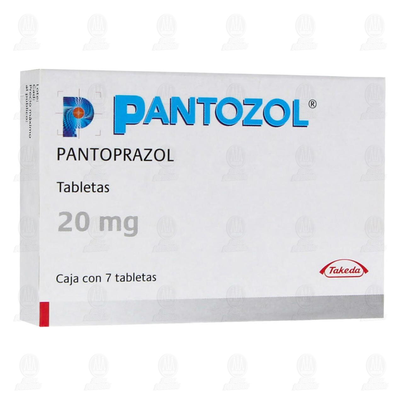 Pantozol 20 mg, 7 Tabletas. image number 0
