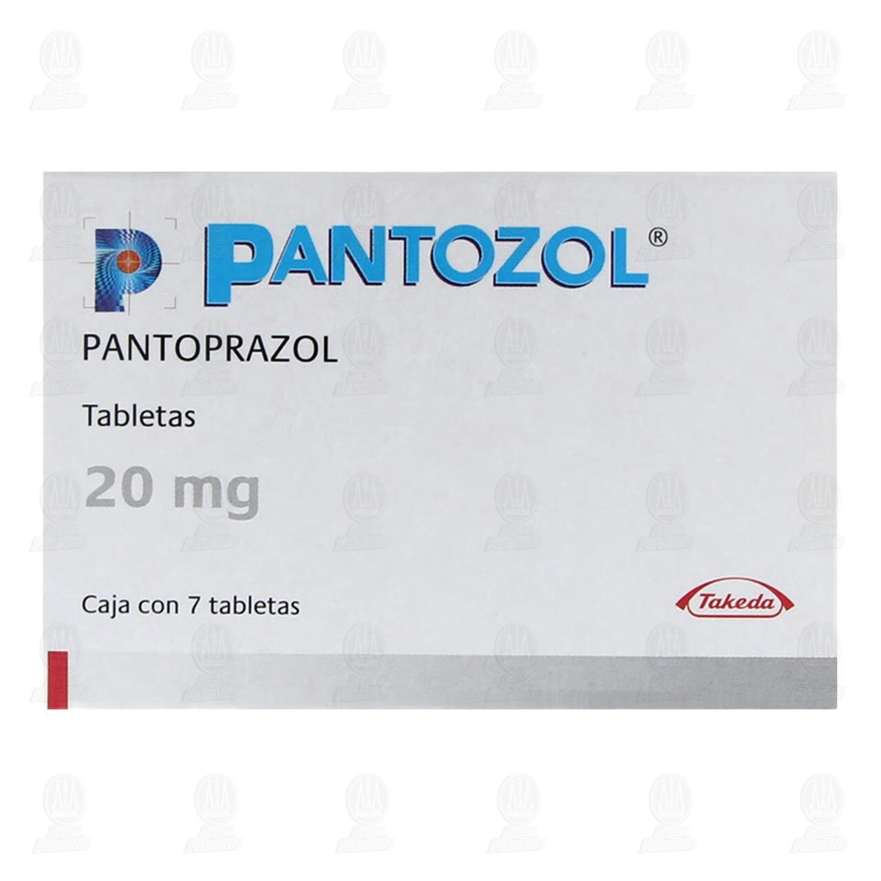 Pantozol 20 mg, 7 Tabletas. image number 1
