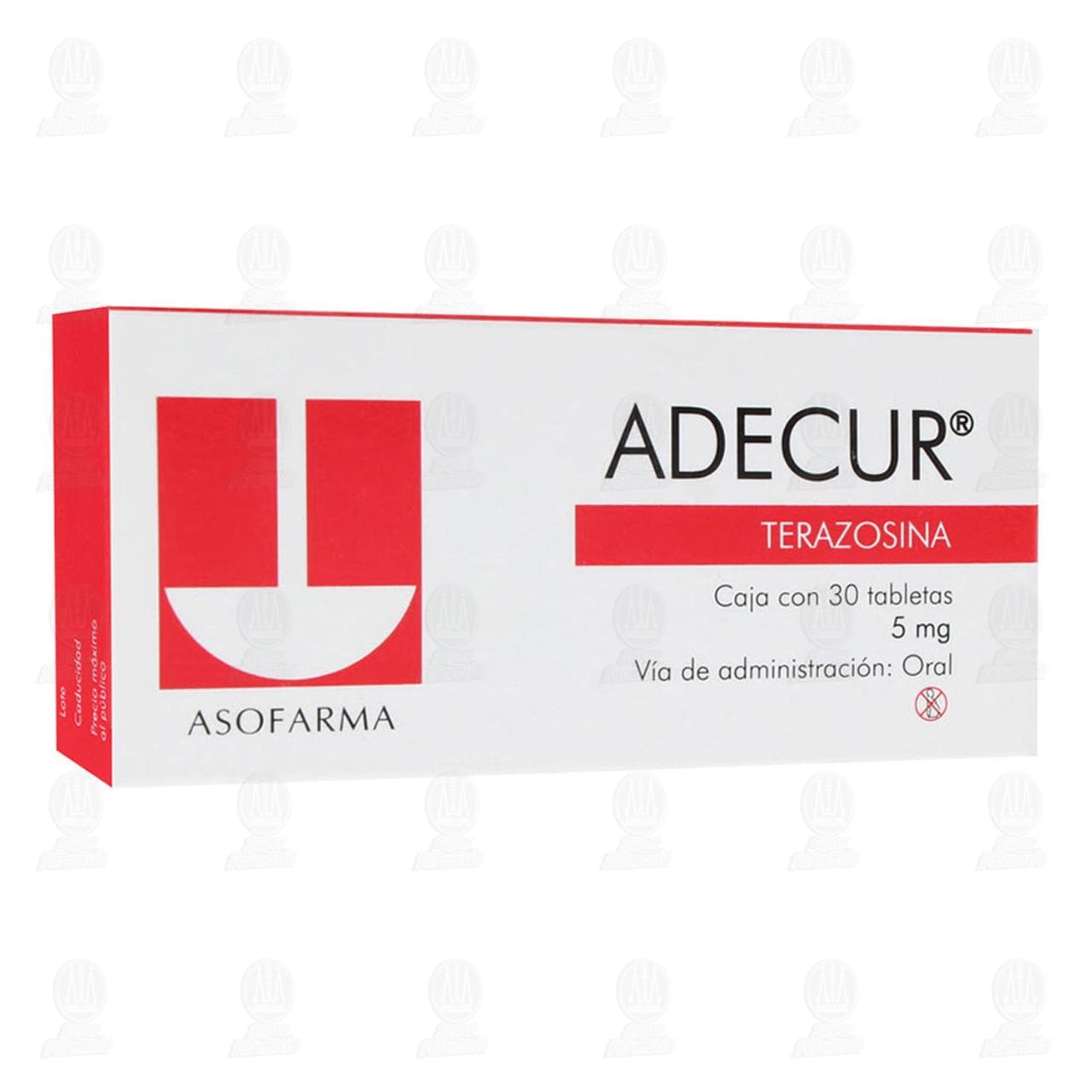 Adecur 5 mg, 30 Tabletas.
