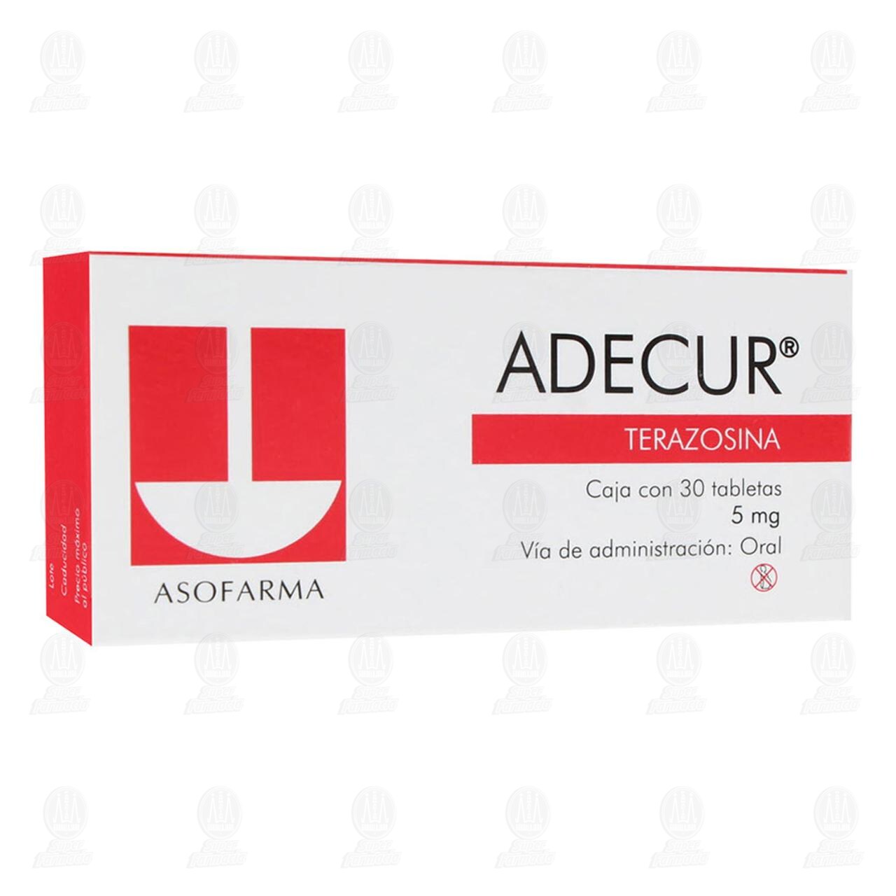Adecur 5 mg, 30 Tabletas. image number 0