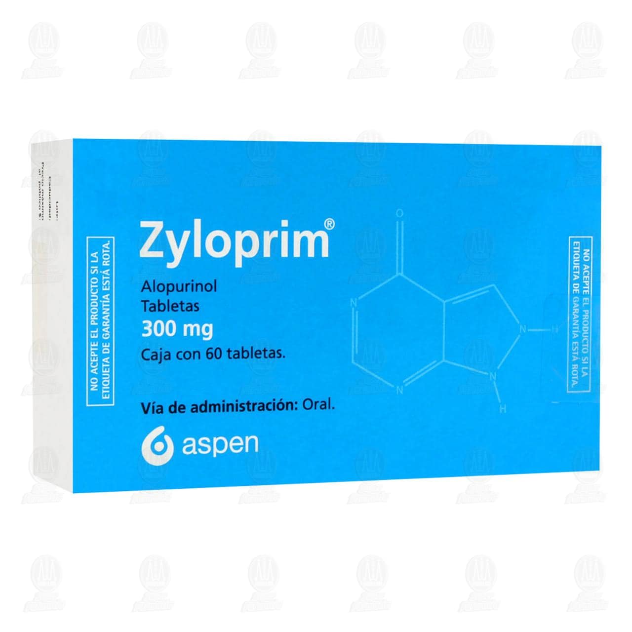 Imagen para Zyloprim 300 mg, 60 Tabletas.