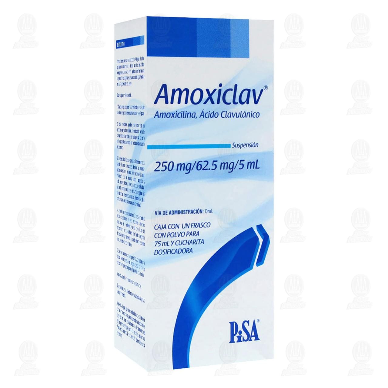 Amoxiclav 250mg/62.5mg/5ml Suspensi&oacute;n, 75 ml. image number 0
