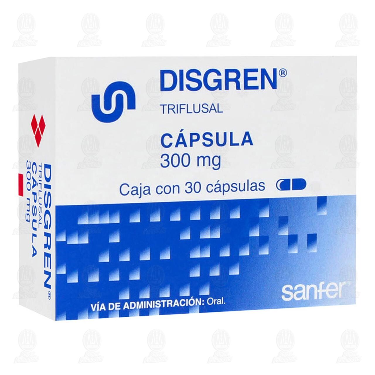 Disgren 300 mg, 30 C&aacute;psulas. image number 0