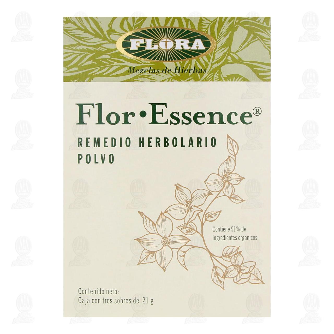 Flor-Essence Polvo, 3 Sobres de 21 gr c/u. image number 1
