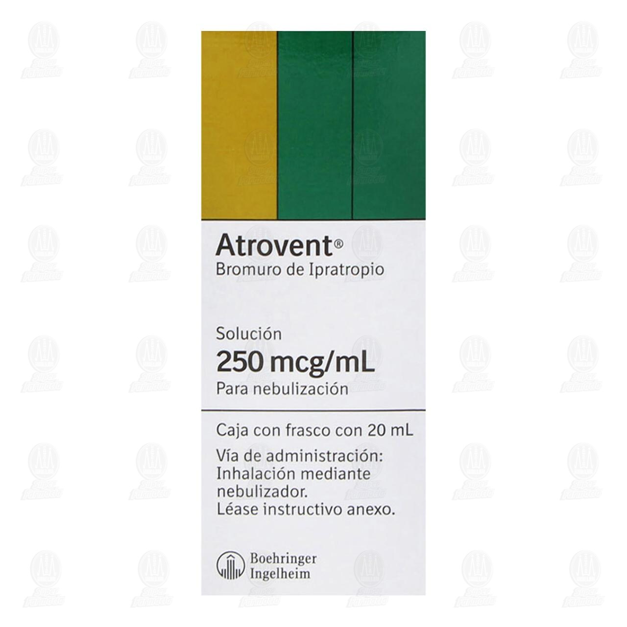 Atrovent 250mcg/ml, 20 ml. de ATROVENT | Farmacias Guadalajara