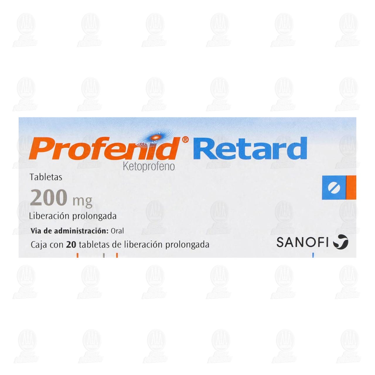 Profenid Retard 200 mg, 20 Tabletas. image number 1