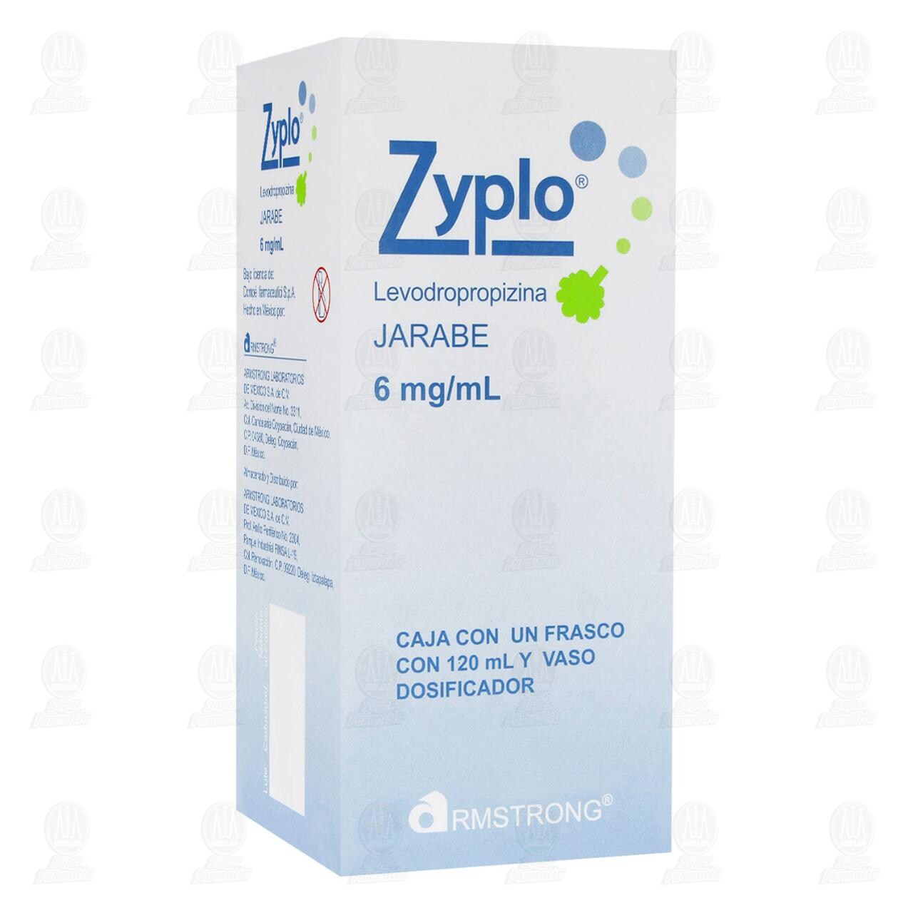 Zyplo Jarabe 6mg/ml, 120 ml. image number 0