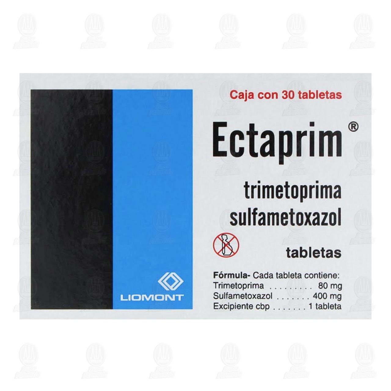 Ectaprim 80mg/400mg, 30 Tabletas. image number 2