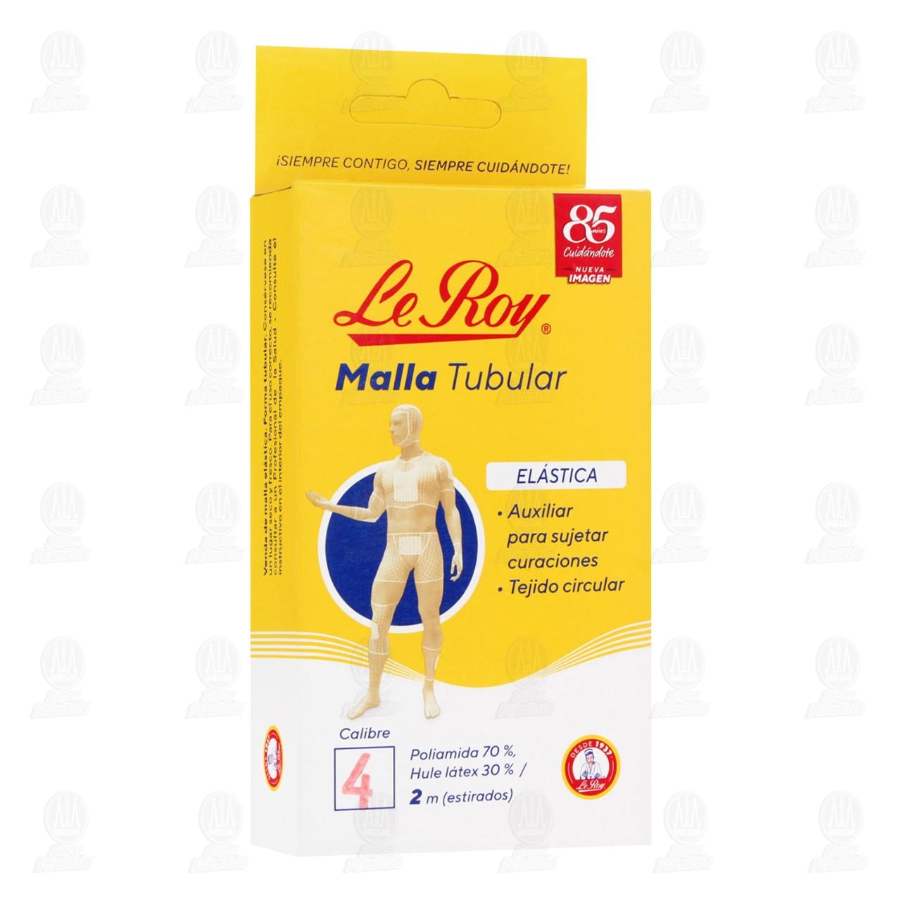 Malla Tubular Le Roy El&aacute;stica Calibre 4 de 2m, 1 pz.