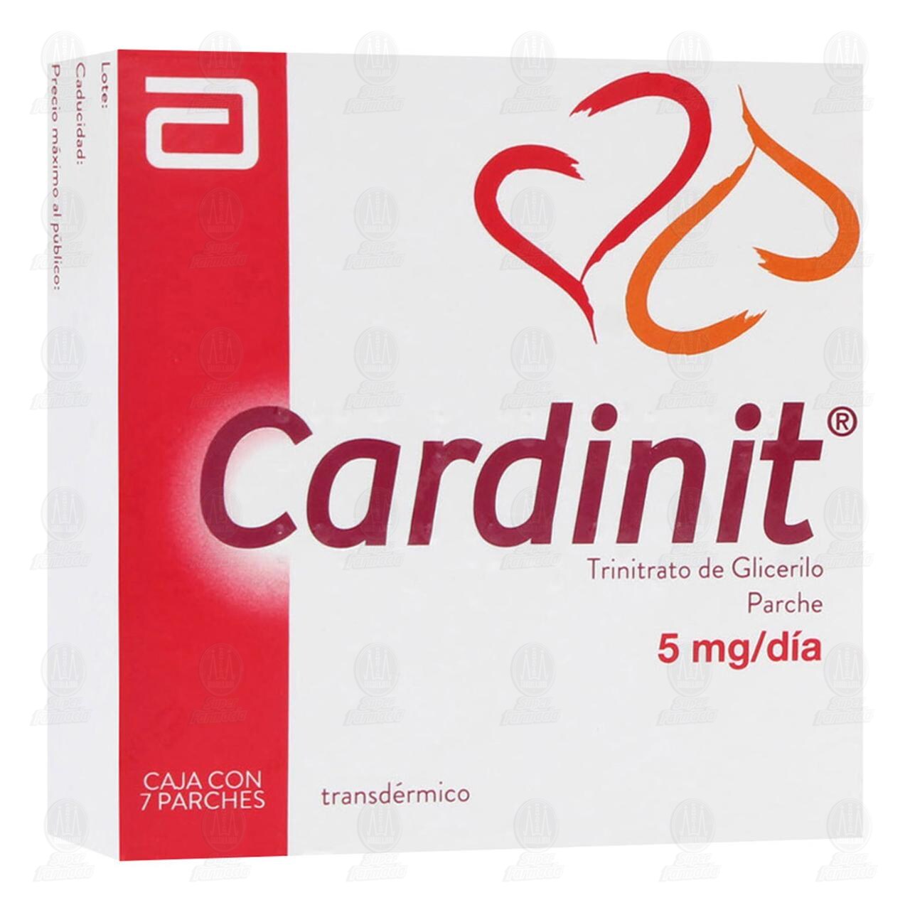 Cardinit 5 mg, 7 Parches. image number 0