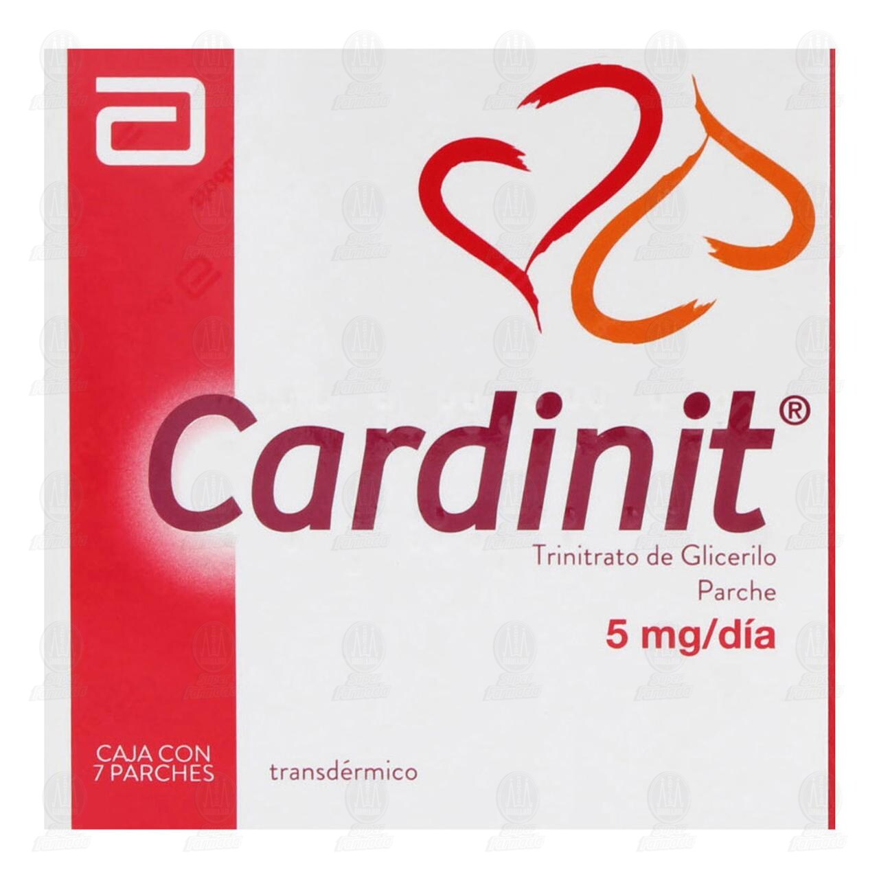 Cardinit 5 mg, 7 Parches. image number 1