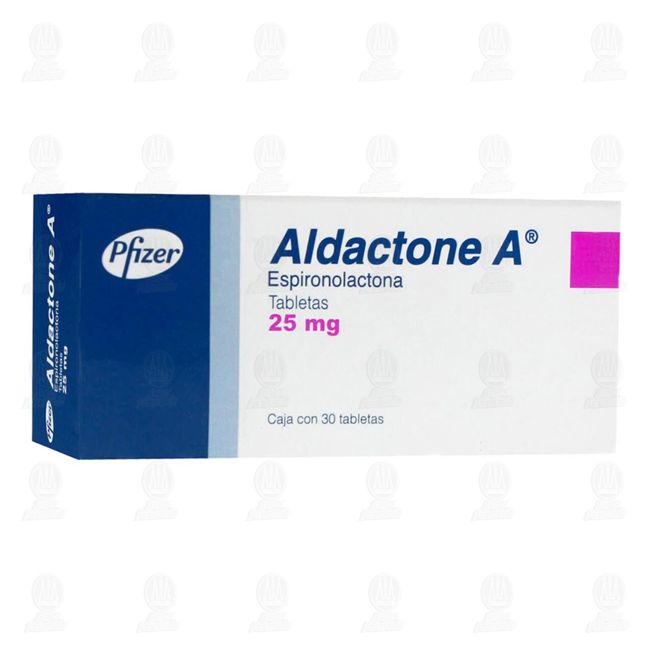 Aldactone A 25 mg, 30 Tabletas.