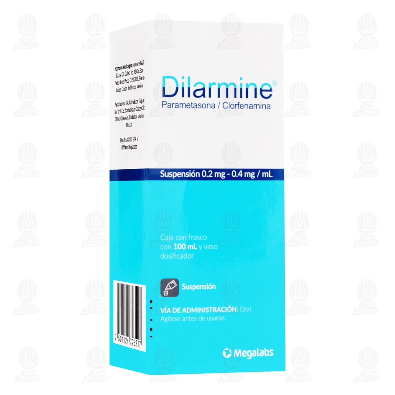 Dilarmine Suspensi&oacute;n 0.2mg/0.4mg/ml, 100 ml. image number 0