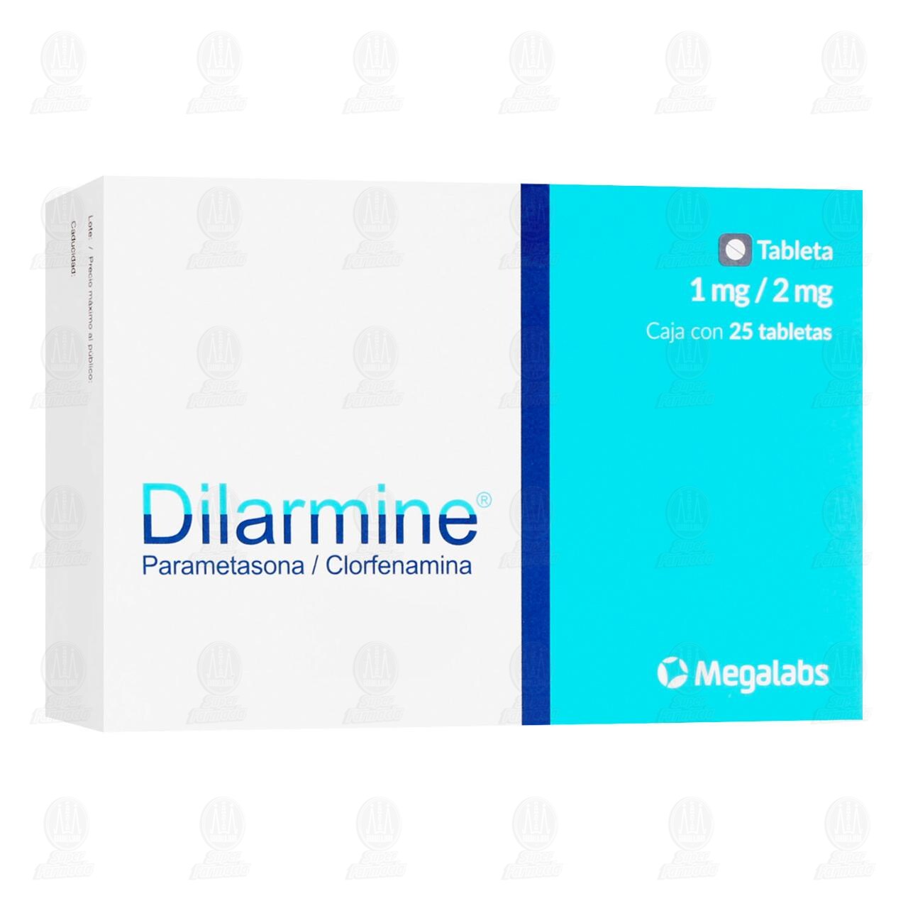 Dilarmine 1mg/2mg, 25 Tabletas. image number 0