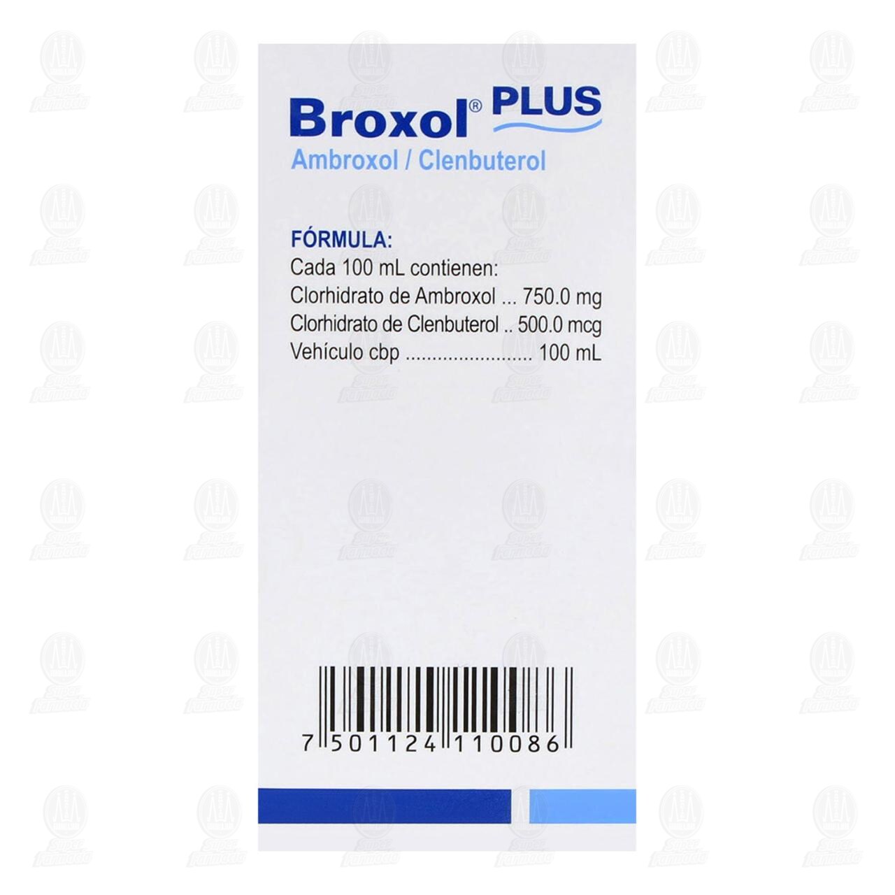 Broxol Plus Gotas Pedi&aacute;tricas 750mg/500mcg/100ml, 20 ml. image number 2