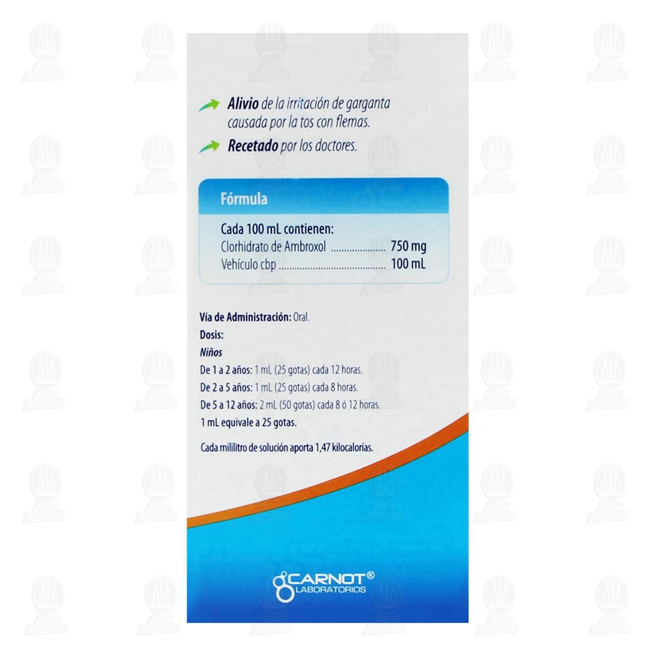 Broxol Gotas Pedi&aacute;tricas 750 mg, 30 ml. image number 2