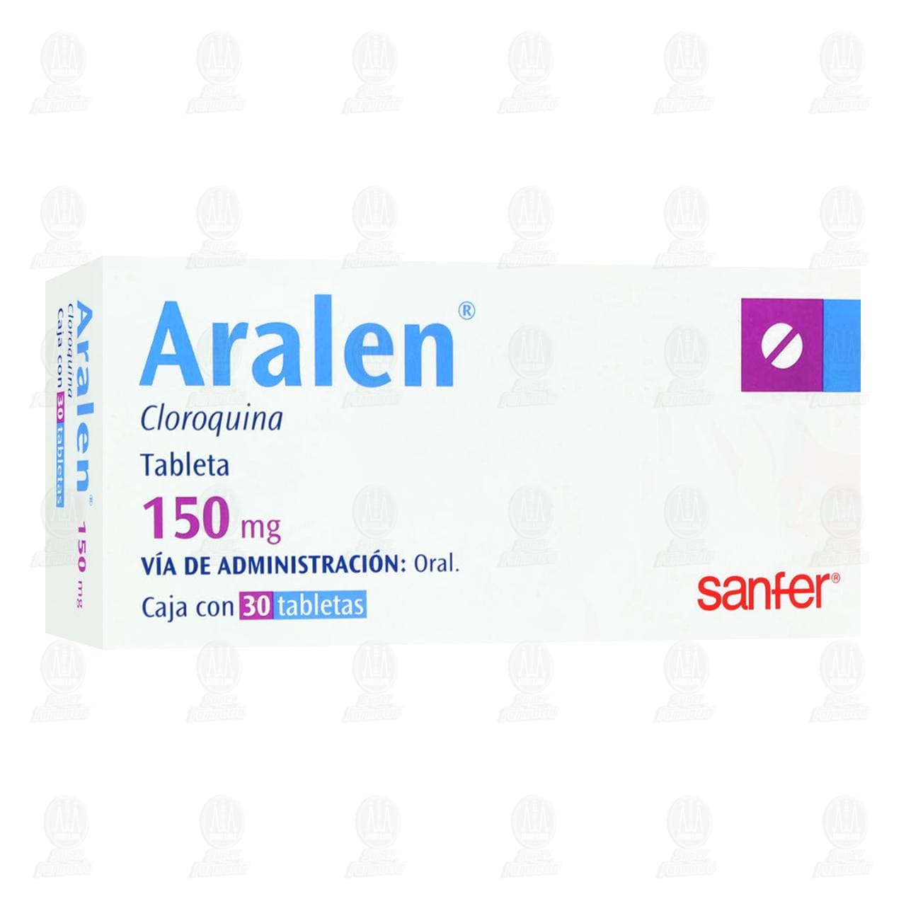 Imagen para Aralen 150mg 30 Tabletas Caja
