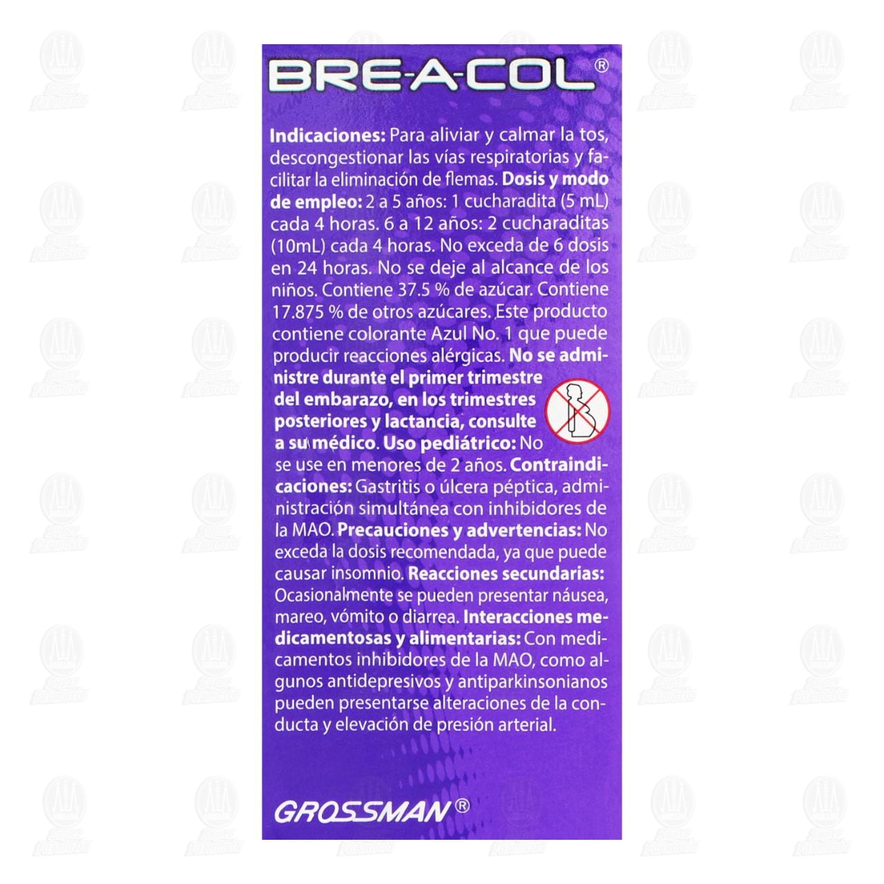 Breacol Infantil 1.0g/0.1g Jarabe, 120 ml. image number 2