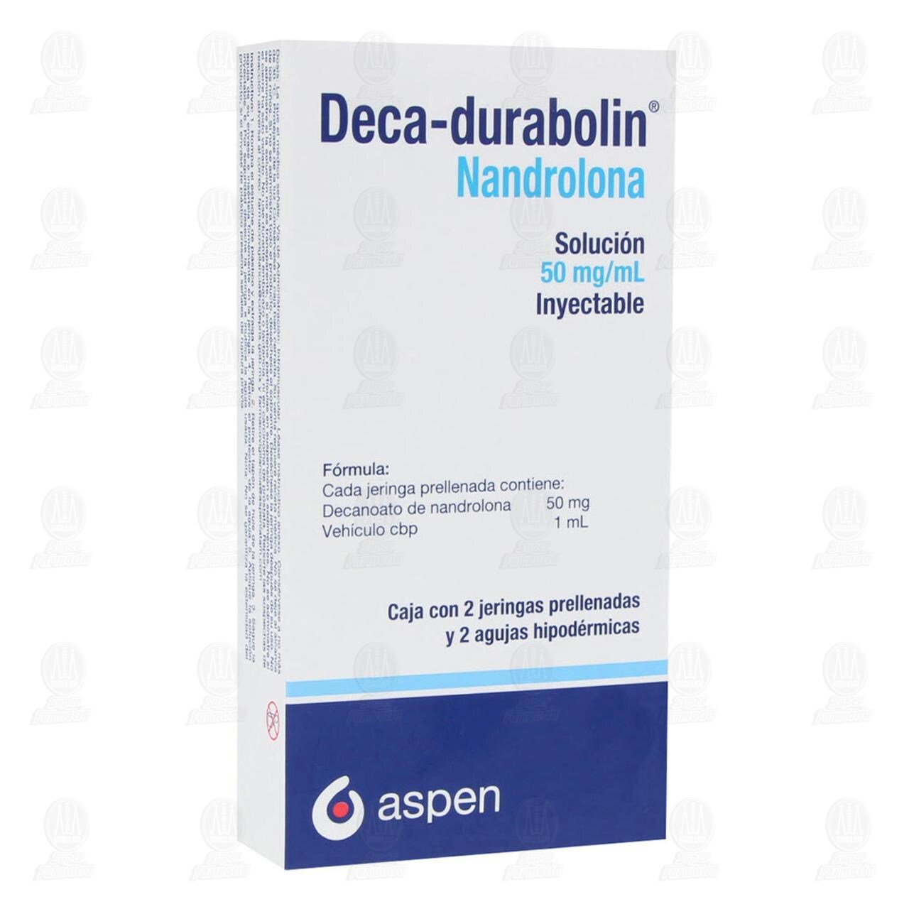 Deca-durabolin 50mg/ml Soluci&oacute;n Inyectable, 2 Jeringas Prellenadas y 2 Agujas Hipod&eacute;rmicas.