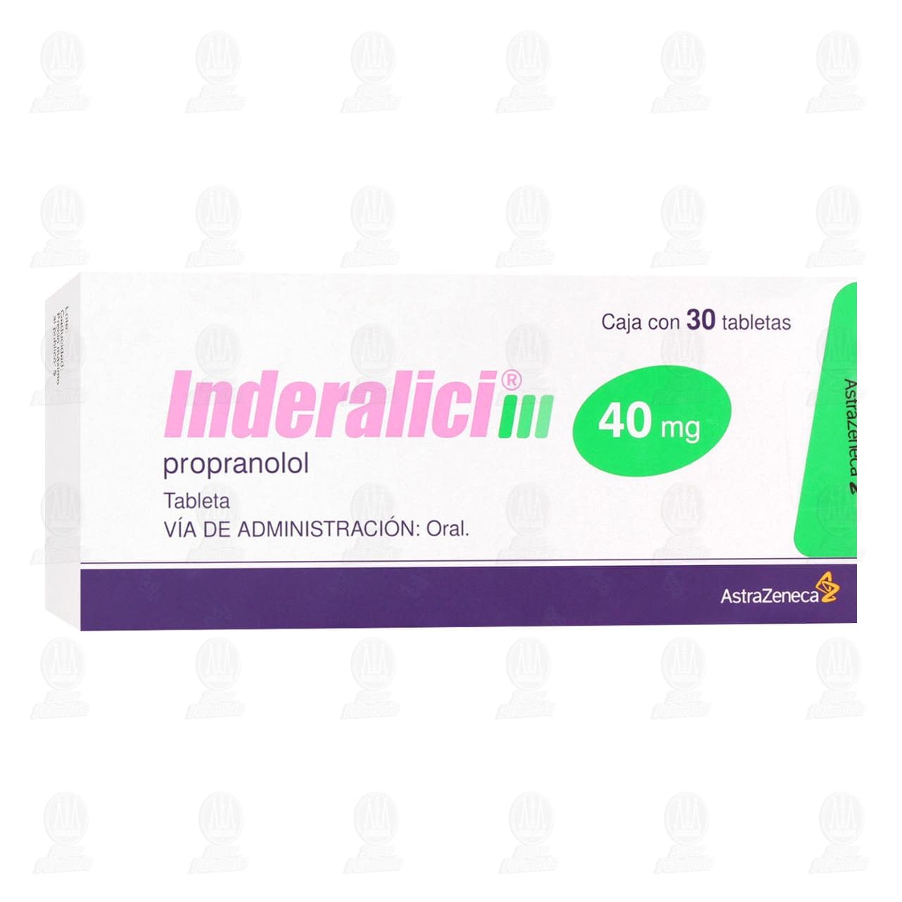 Imagen para Inderalici 40mg 30 Tabletas