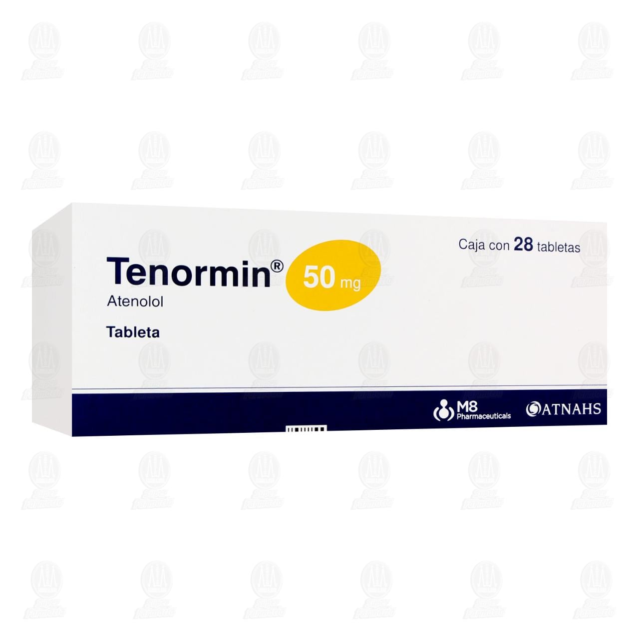 Tenormin 50 mg, 28 Tabletas. image number 0