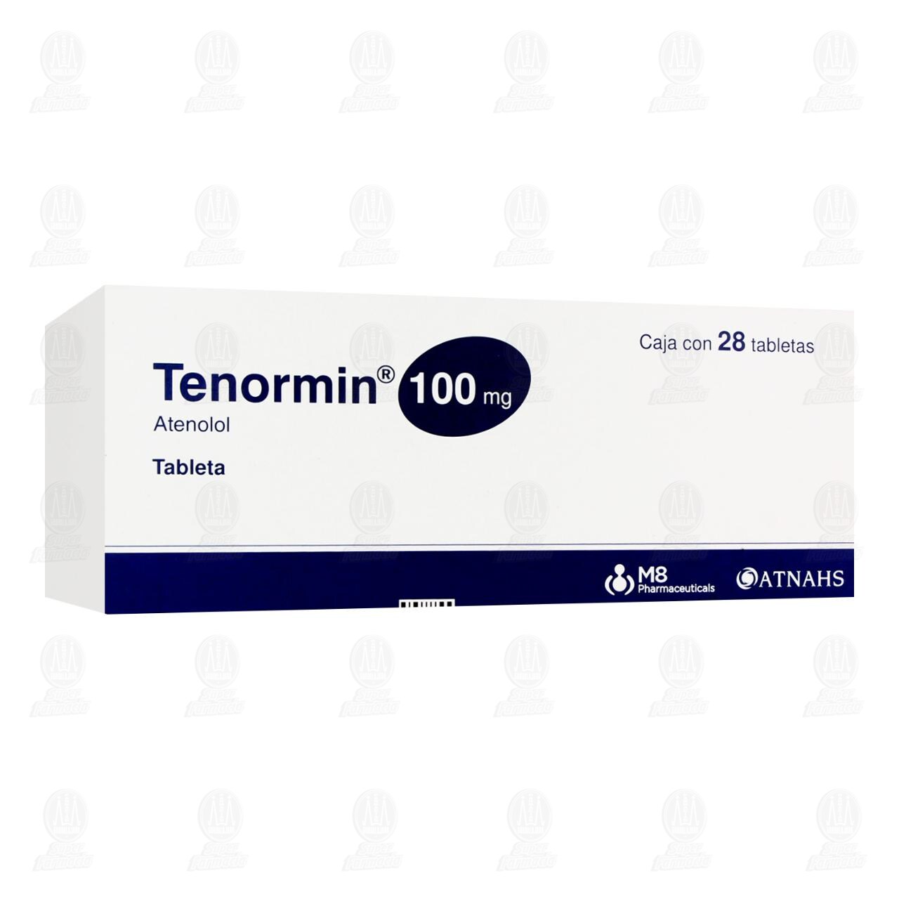 Tenormin 100 mg, 28 Tabletas. image number 0