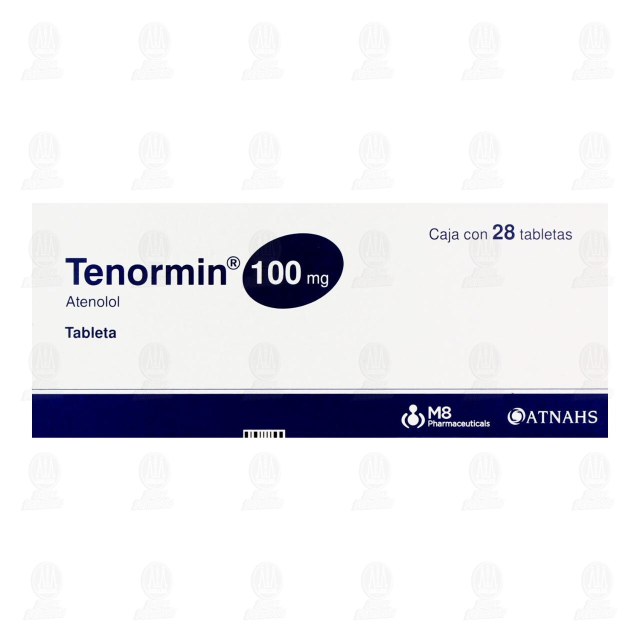 Tenormin 100 mg, 28 Tabletas. image number 1