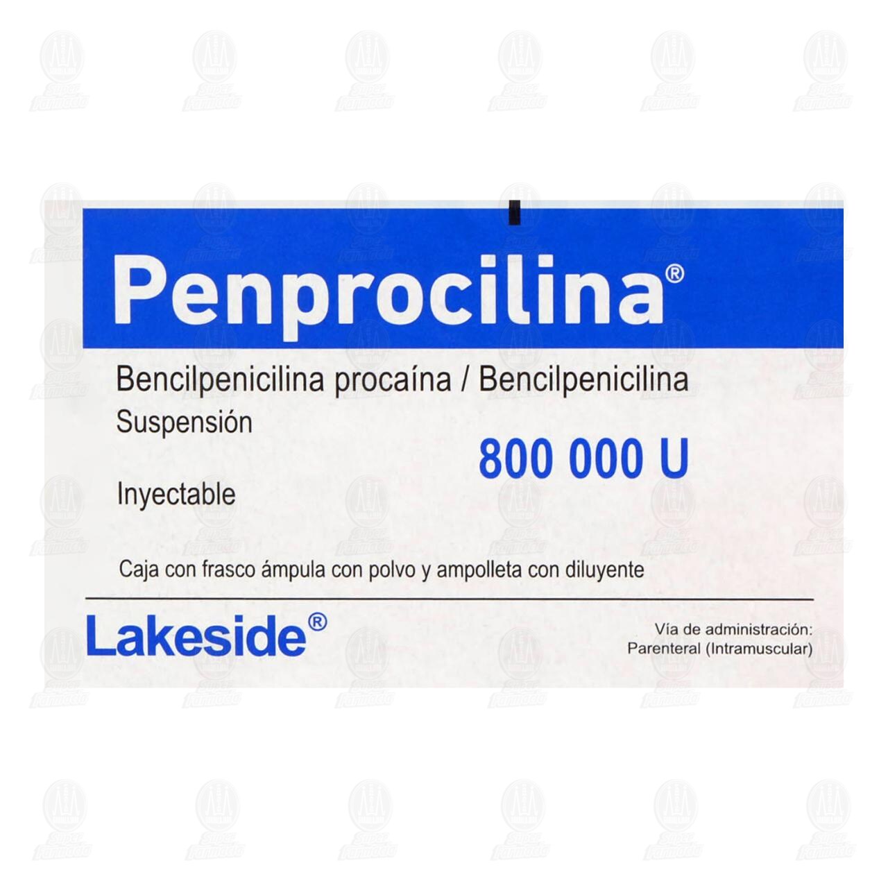 Penprocilina 800,000U, Suspensi&oacute;n Inyectable. image number 1