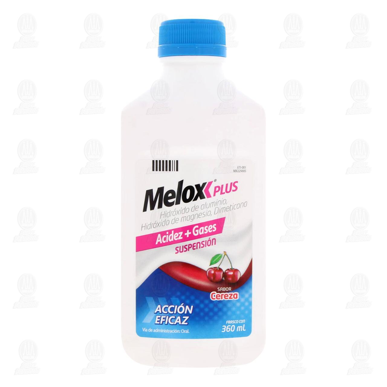 Melox Plus Suspensi&oacute;n Sabor Cereza, 360 ml. image number 1