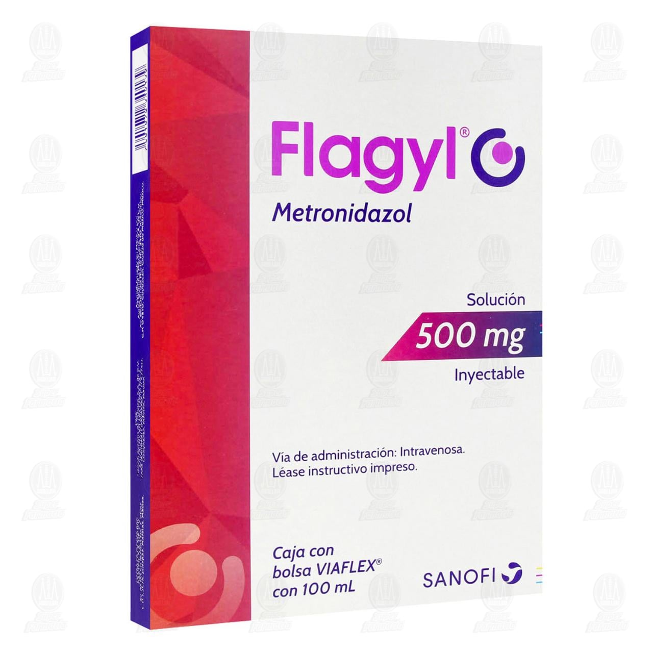 Imagen para Flagyl 500mg Solución Inyectable