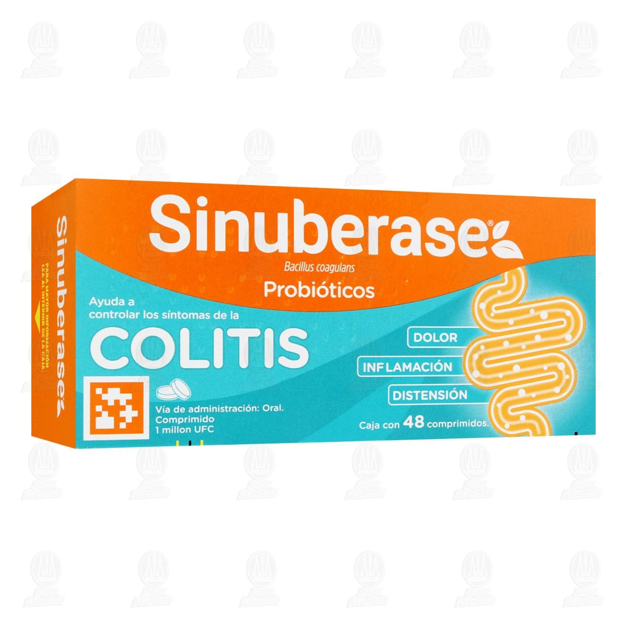 Sinuberase Probióticos Bacillus Coagulans 1 Millón de UFC, 48