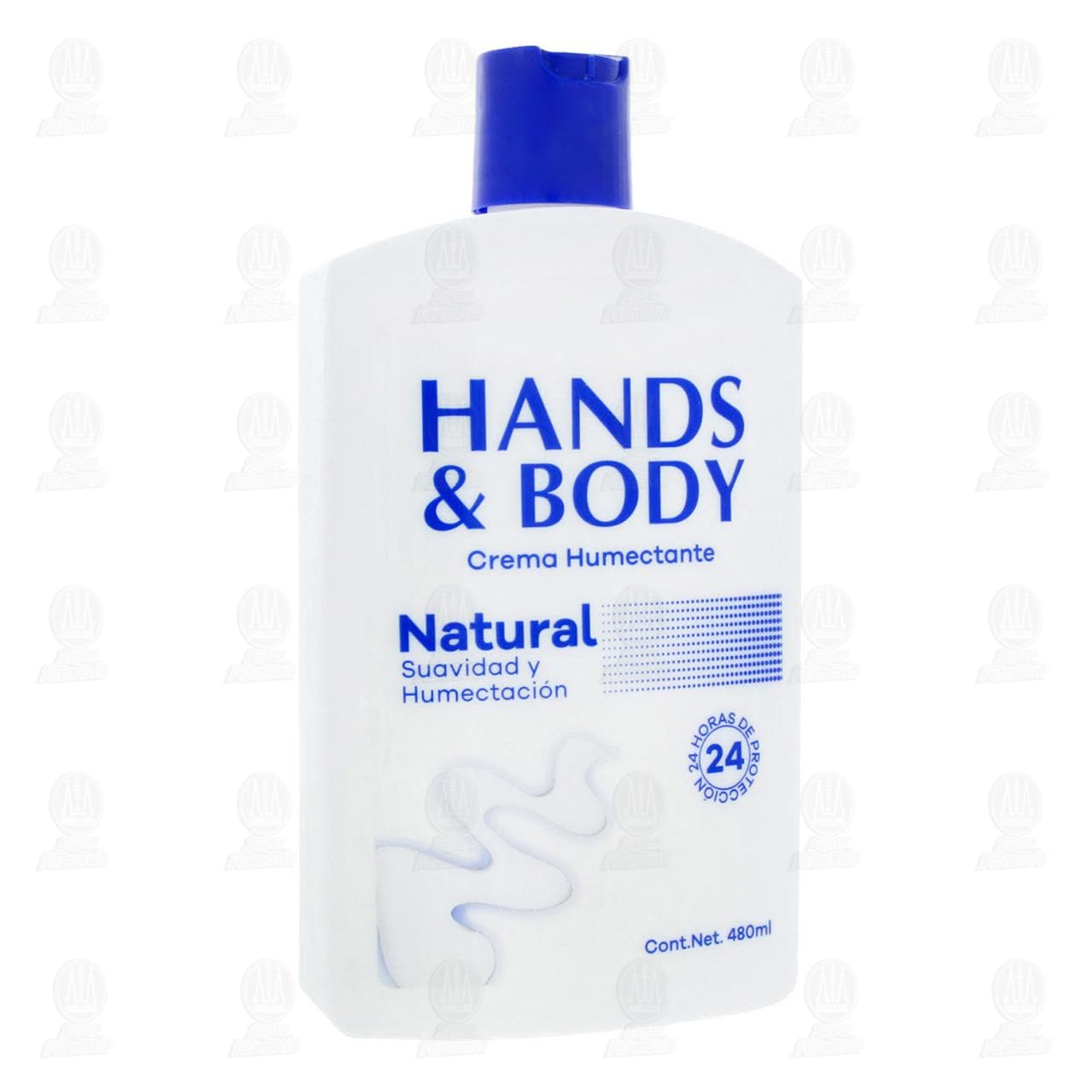 Crema Corporal Hands & Body Humectante Natural, 480 ml. image number 0