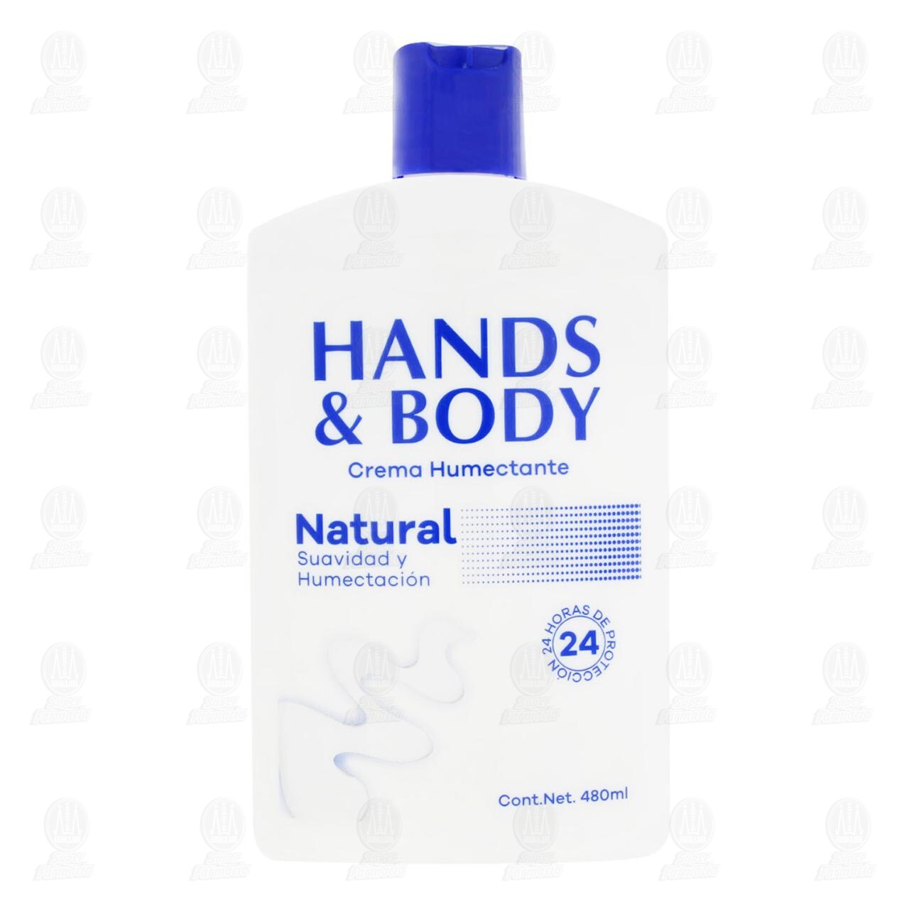 Crema Corporal Hands & Body Humectante Natural, 480 ml. image number 1