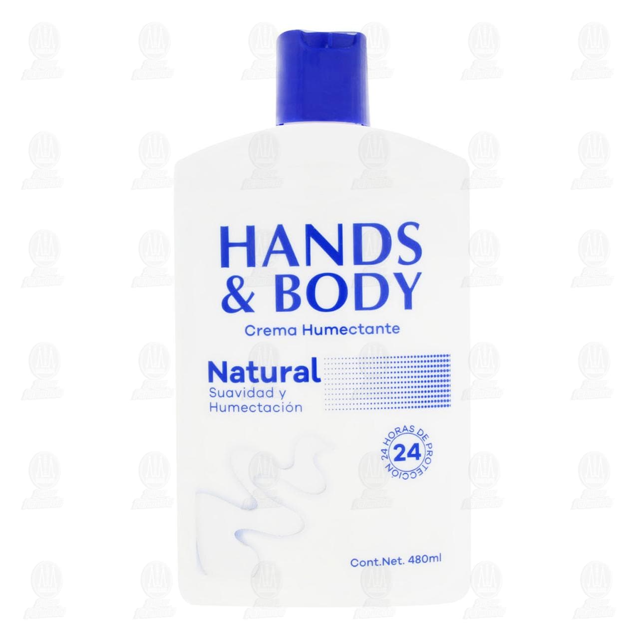 Crema Corporal Hands & Body Humectante Natural, 480 ml. image number 1