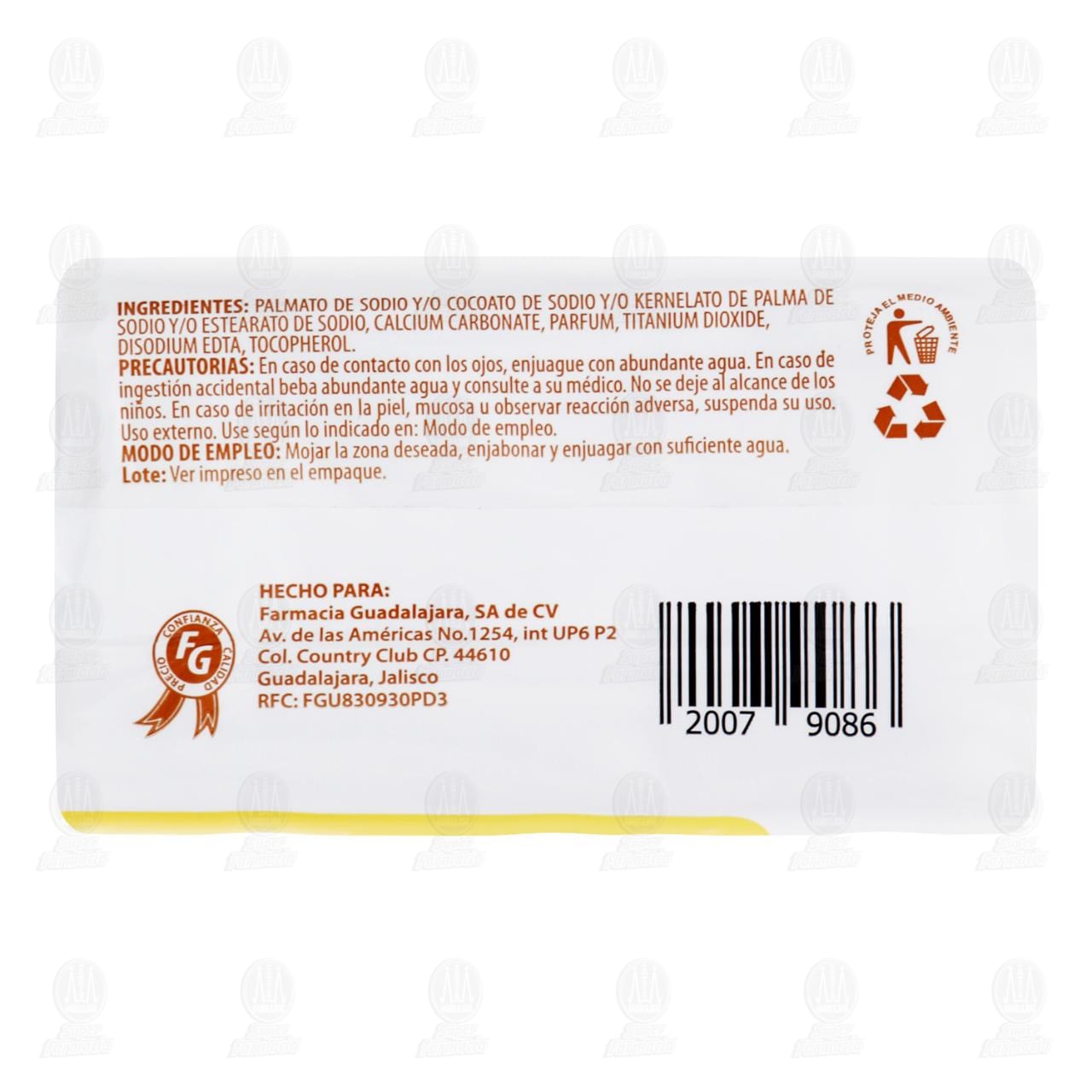 Jab&oacute;n de Tocador Palmira Derm, 150 gr. image number 1