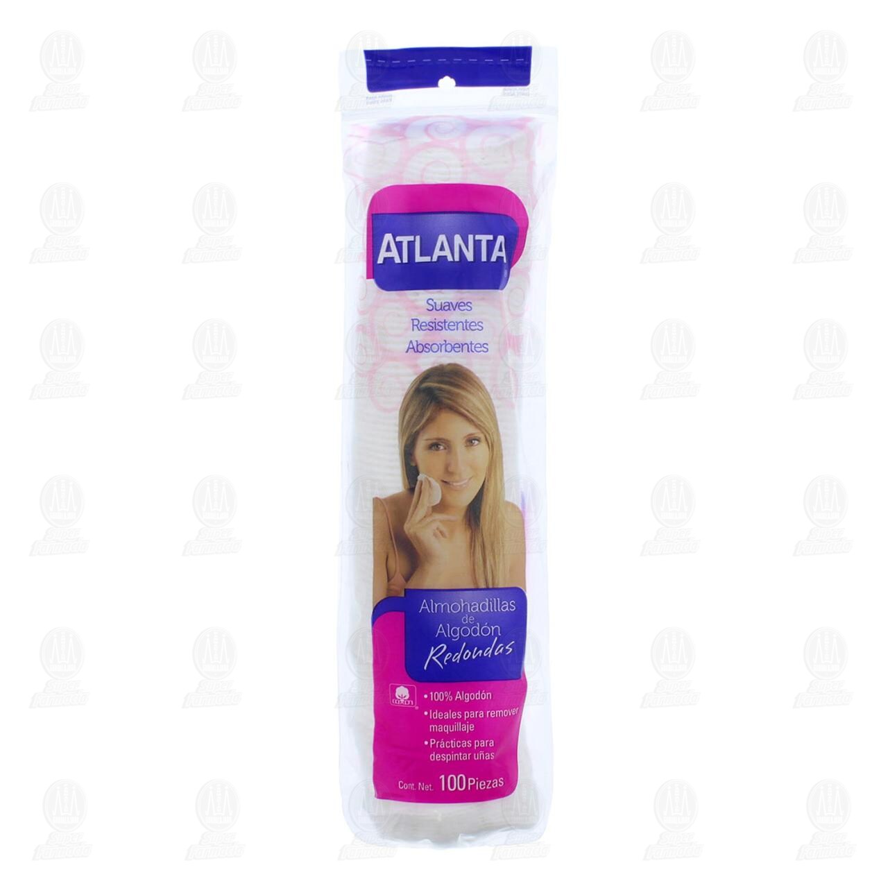 Almohadillas Atlanta de Algod&oacute;n Redondas, 100 pzas. image number 0
