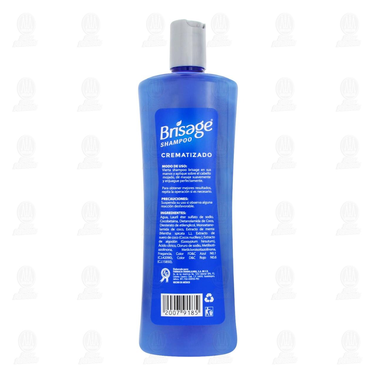 Shampoo Brisage Crematizado Brillo y Humectaci&oacute;n, 850 ml. image number 2