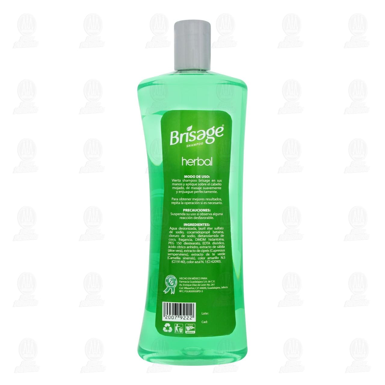 Shampoo Brisage Herbal, 850 ml. image number 2