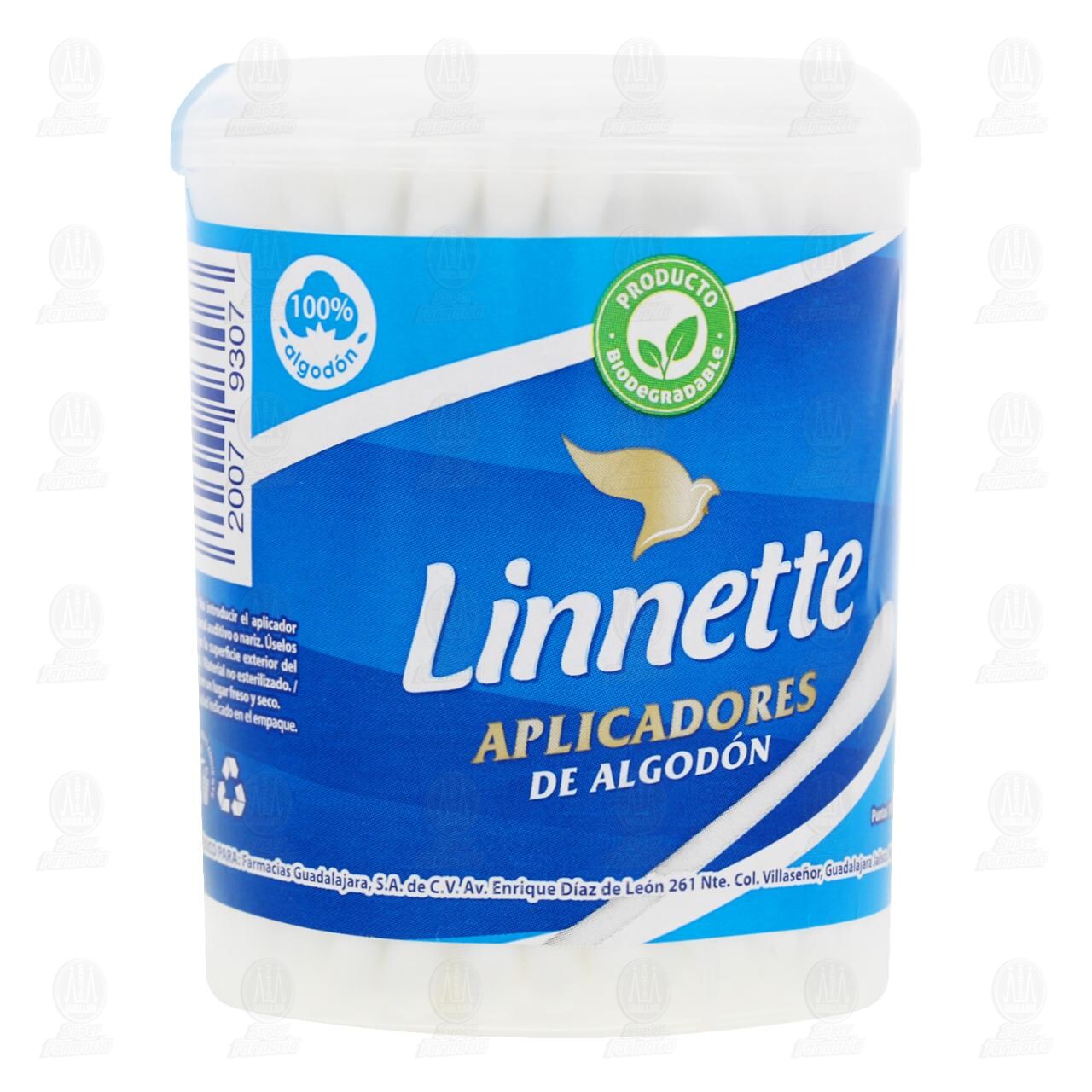 Cotonetes Linnette de Algodón, 100 pzas.