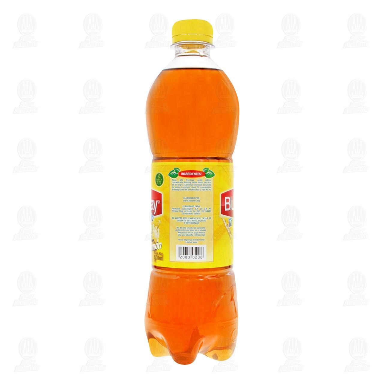 Bebida Bluebay Sabor Té Negro y Limón, 600 ml. image number 2