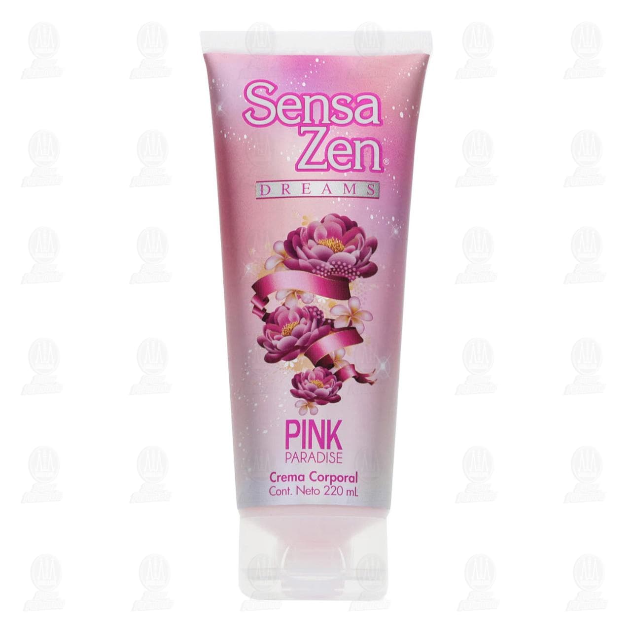 Imagen para Crema corporal Sensa Zen Dreams Pink Paradise, con rica fragancia, formulada para el uso diario. Envase con 220 mililitros.