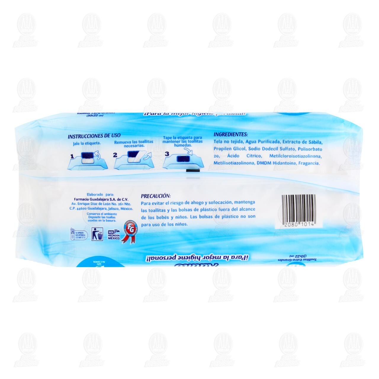 Toallitas Húmedas Confihábile Antibacteriales Adulto, 48 pzas. image number 1