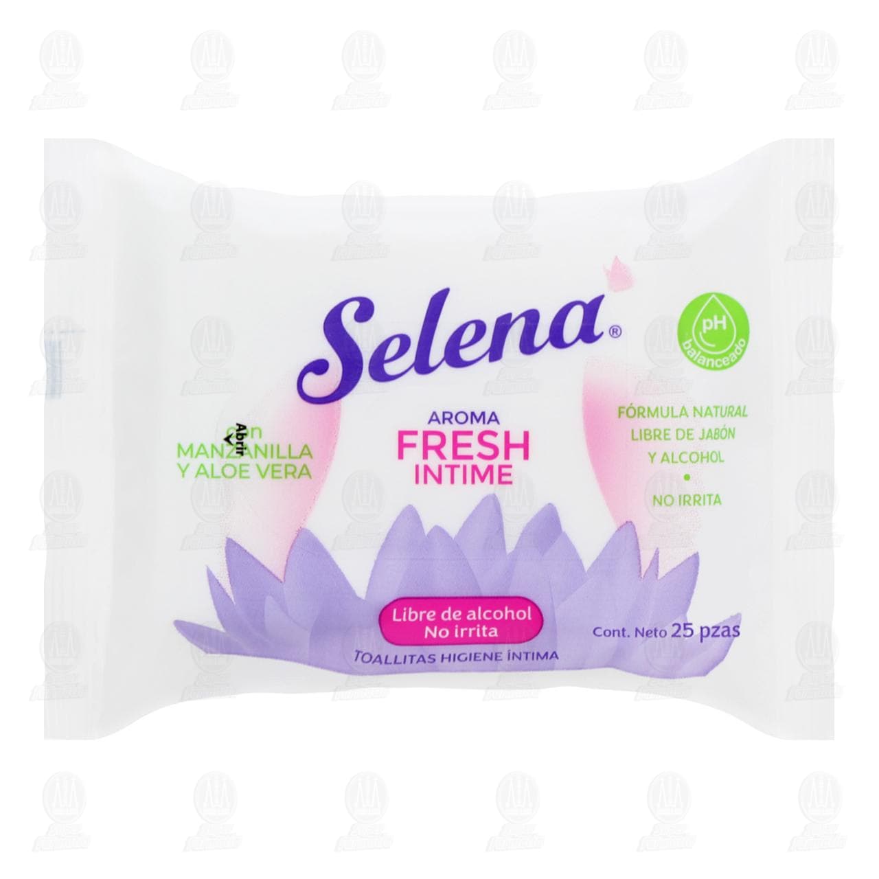 Toallitas Húmedas Selena Fresh Intime, 25 pzas.