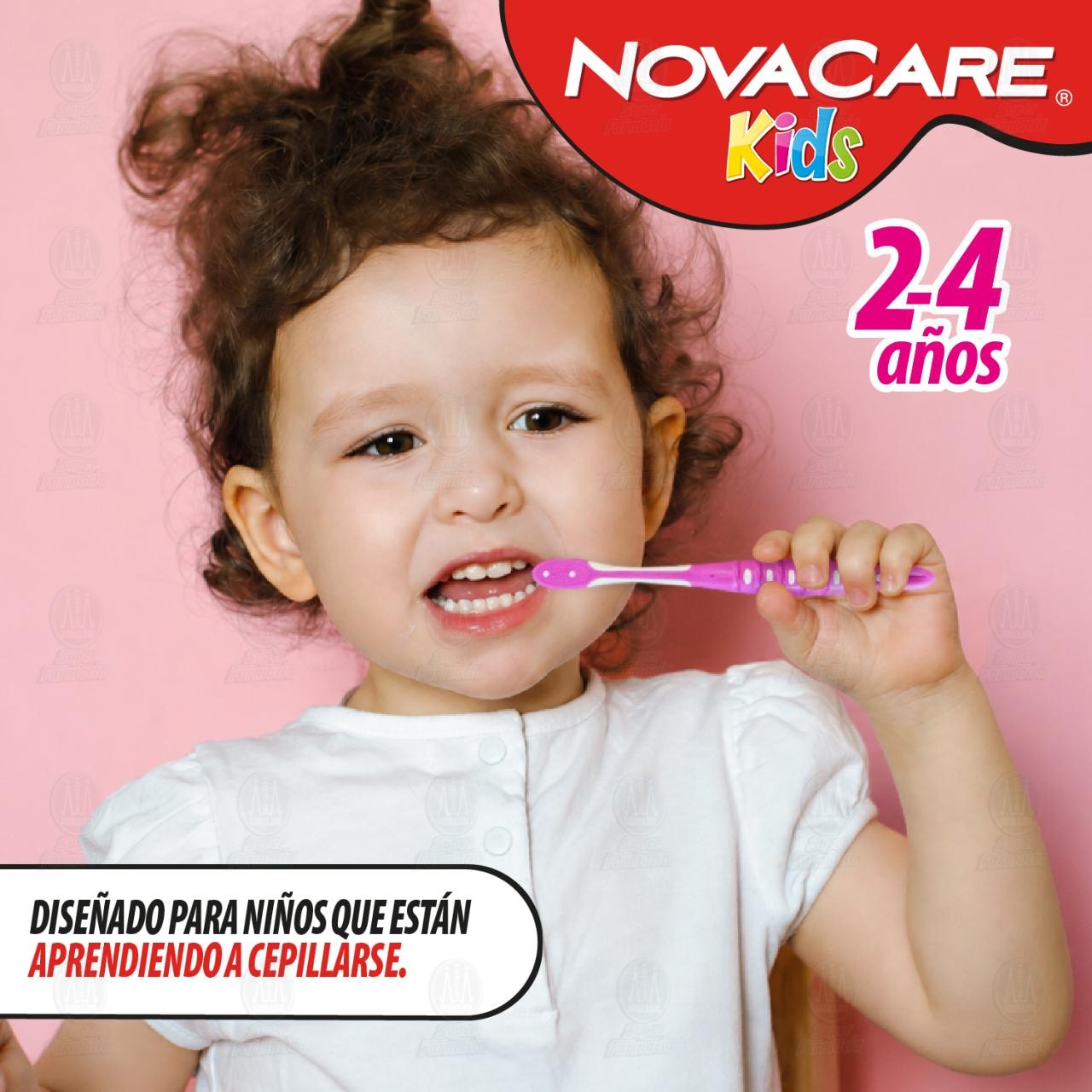 Cepillo Dental NovaCare Kids Princesa para Ni&ntilde;as de 2 a 4 a&ntilde;os, 1 pz. image number 3