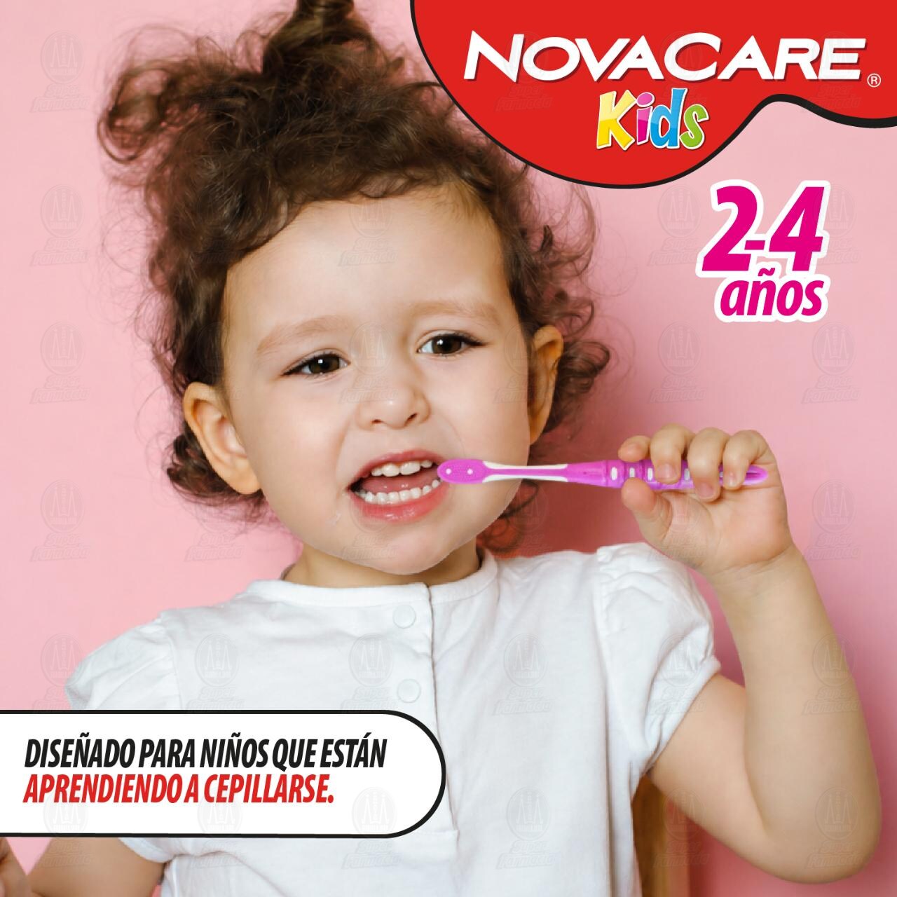 Cepillo Dental NovaCare Kids Princesa para Ni&ntilde;as de 2 a 4 a&ntilde;os, 1 pz. image number 3