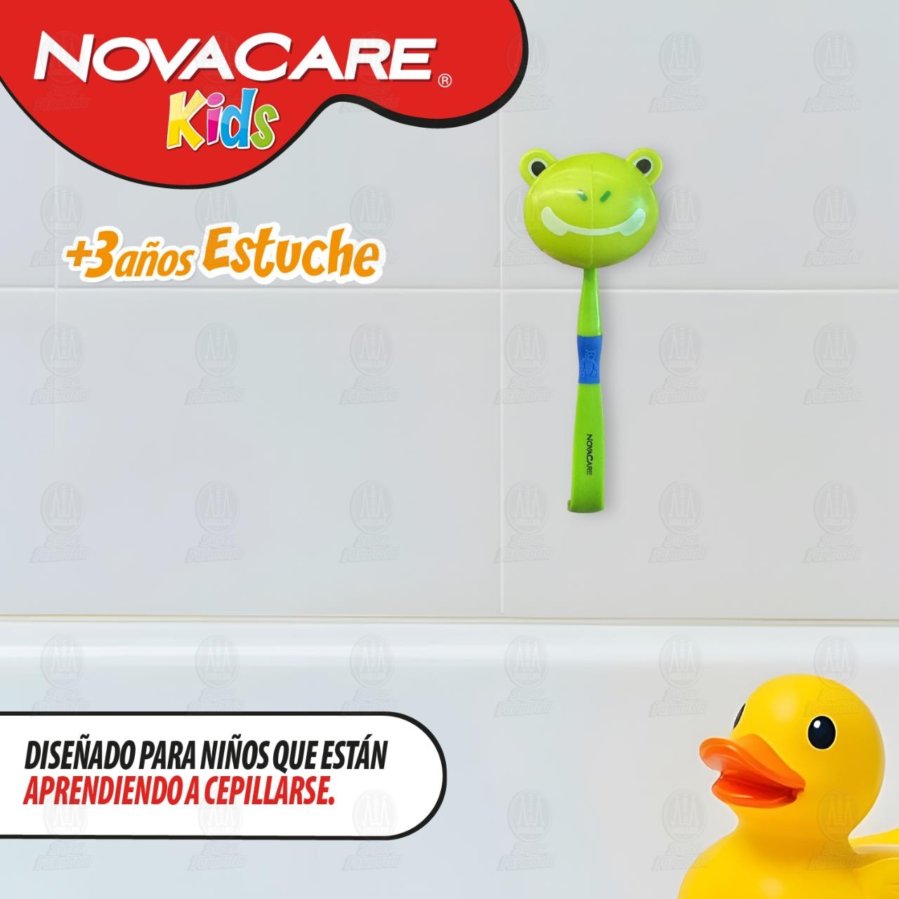 Cepillo Dental NovaCare Kids para Mayores de 3 A&ntilde;os con Estuche, 2 pzas. image number 2