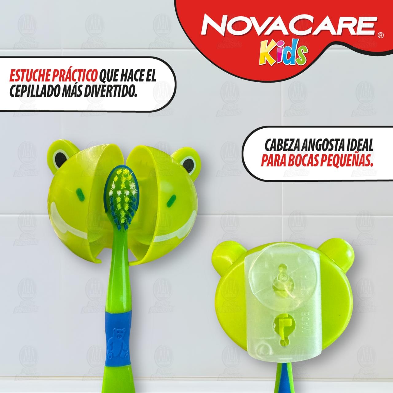 Cepillo Dental NovaCare Kids para Mayores de 3 A&ntilde;os con Estuche, 2 pzas. image number 3